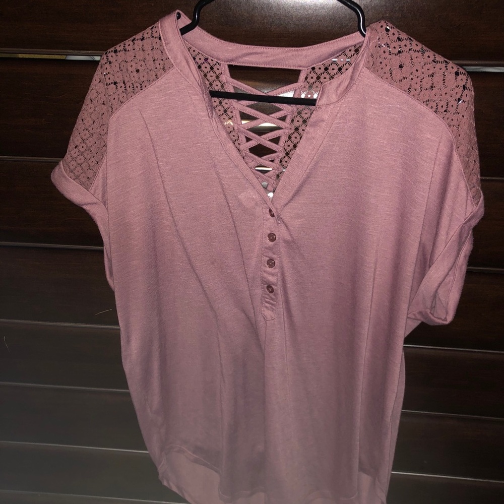 Pink tee